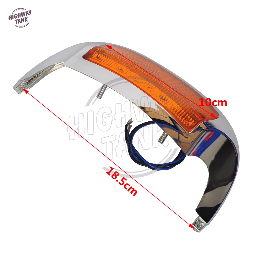 1 шт. передний светодиодный фонарь для мотоцикла Янтарный светильник чехол Harley