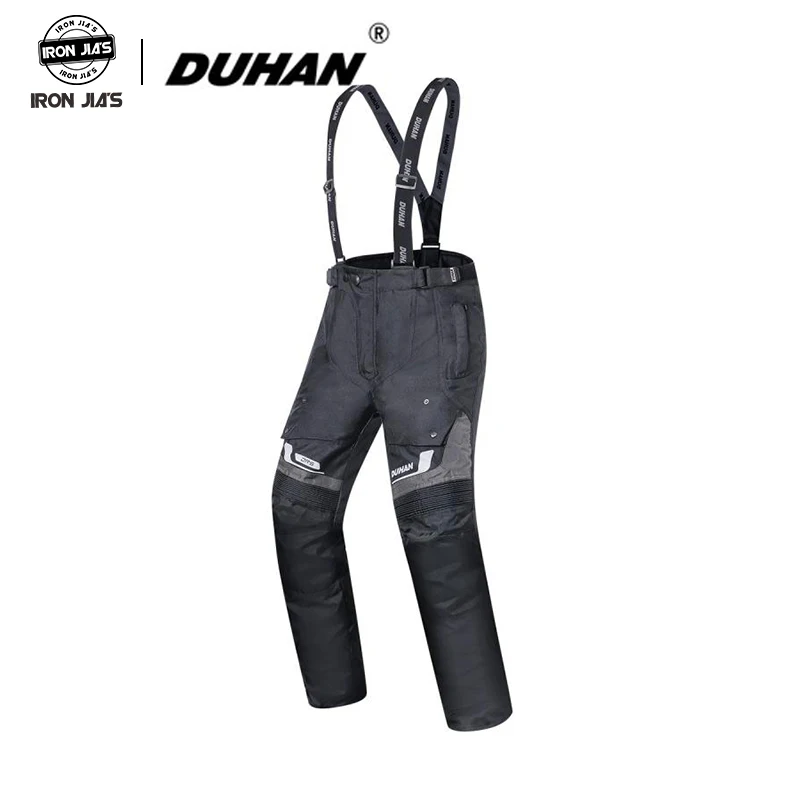 DUHAN водонепроницаемые мотоциклетные брюки зимние термоштаны для