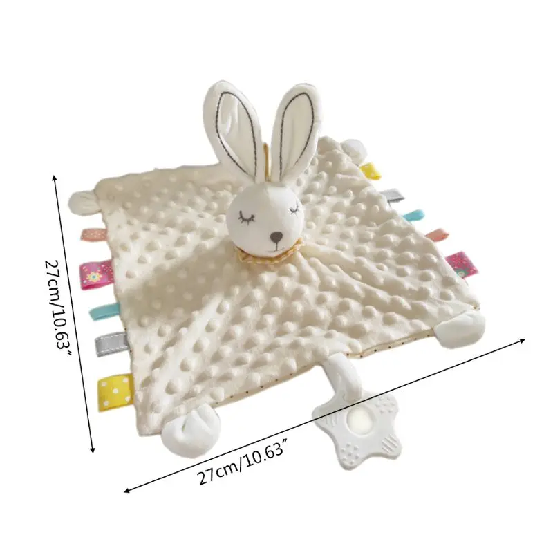 

Soft Animal Pattern Appease Towel Baby Plush Blanket Infant Comforter Doll Toy