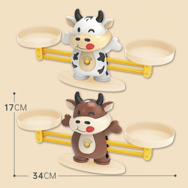 

Children's Balance Toy Animal Digital Cognition Match Learning Montessori Early Education TinaPing Scale Fun Game Toy For Kids