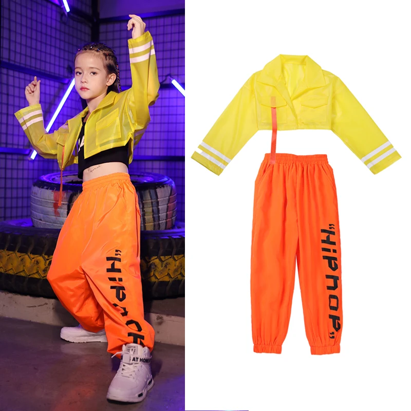 Новые детские танцевальные костюмы в стиле хип-хоп красивый костюм для занятий