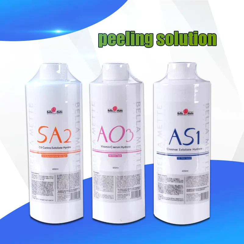 

Authentic Aqua Peeling Solution AS1 SA2 AO3 Aqua Facial Serum Hydra Facial Serum For Normal Skin For Hydro Dermabrasion