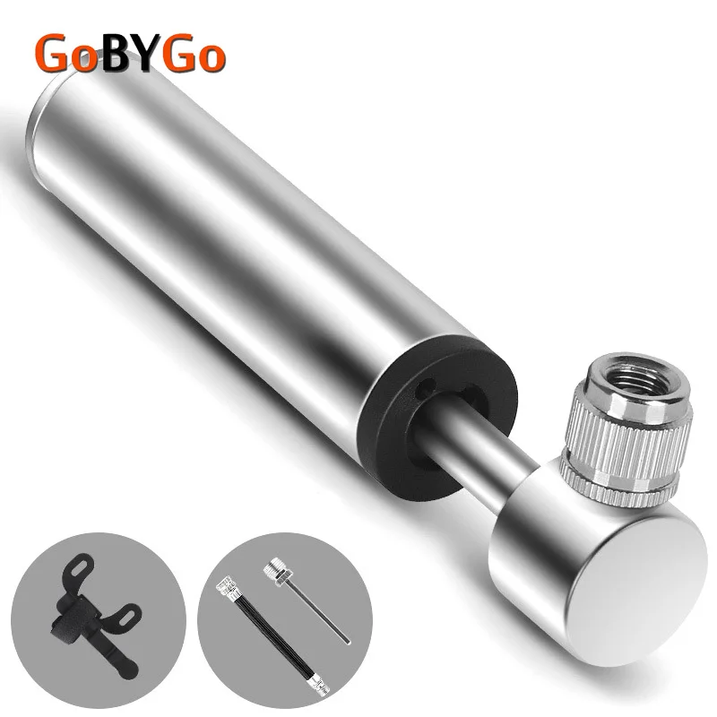 

Aluminum Mini Portable Bicycle Pump Bicycle Tire Air Inflator Pump for MTB Bike Bicycle Basketball Football Schrader Presta