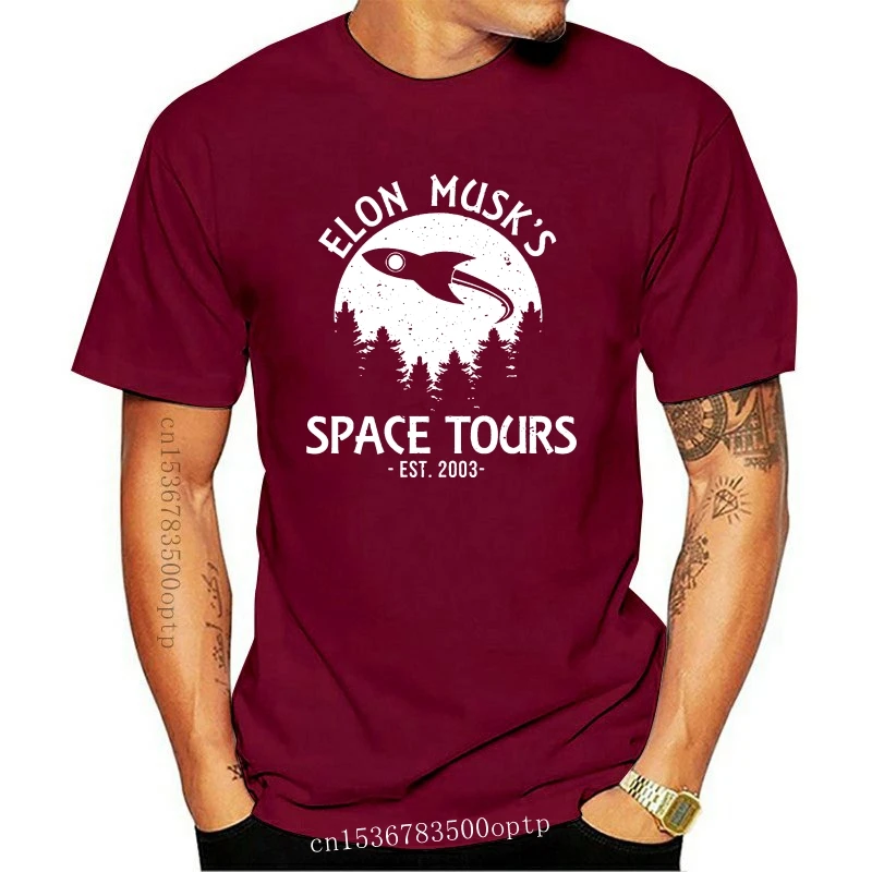 

New Elon Musk'S Space Tours T-Shirt High Quality Tee Vintage Graphic Tee Shirt