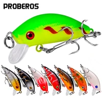 proberos fishing lures 50mm4 2g minnow artificial hard bait swimbait wobbler fishing tackle lifelike plastic mino lure for trout