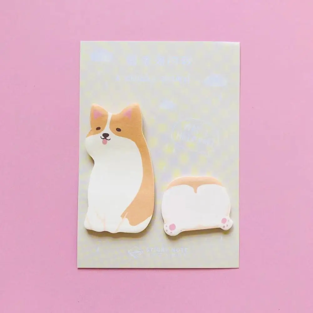 

1X Kawaii Panda Puppy Alpaca Memo Pad Sticky Notes School Supply Stationery