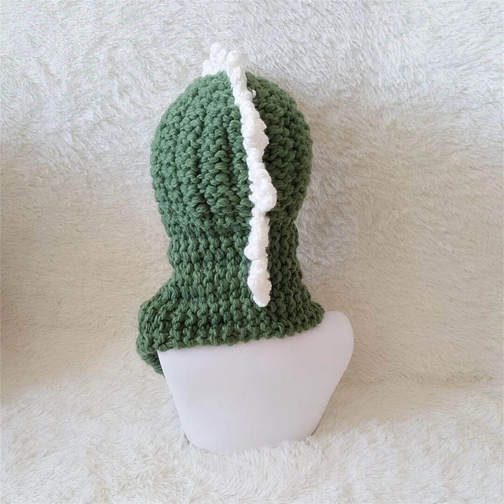 Хэллоуин НОВАЯ шапка с динозавром костюм ручной вязки детская Мужская и женская