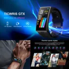 TICWRIS GTX умные часы высокого качества 1,91 дюймов 3D Бент Экран фитнес-трекер сердечного ритма монитор IP68 Водонепроницаемый Смарт Wirstband