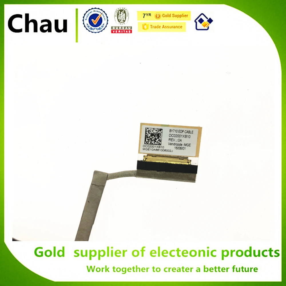 

Chau New Laptop Cable For Lenovo For IdeaPad Y700-17ISK Y700 Motherboard Interface 30Pin PN: DC02001XB10 Screen LVDS Connector