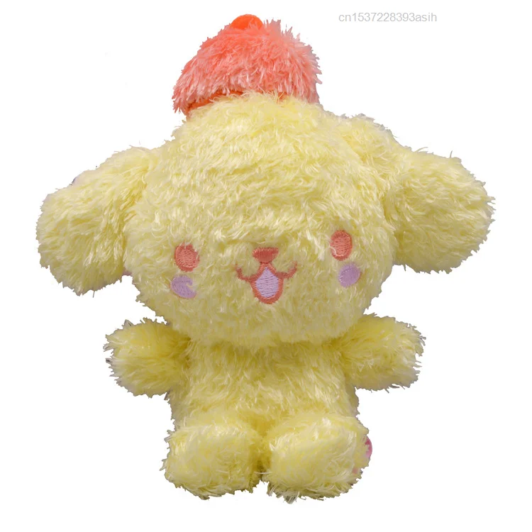 

10cm Sanrio Little Mini Plush Toy Pendant Kuromi Cinnamoroll Pom Pom Purin My Melody Plushie Dolls Kids Toys For Children Girl