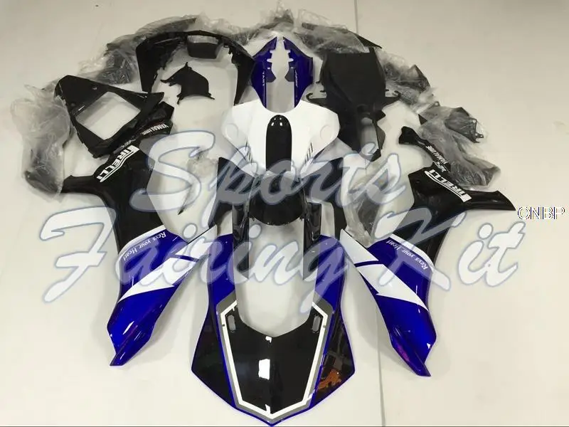 Пластиковые обтекатели для кузова YZF R1 2015 - 2017 черного и синего цвета YAMAHA YZFR1 17 |