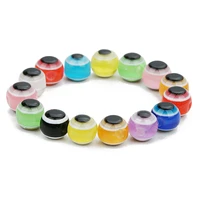 100pcs mix color round beads 56810mm eye resin spacer beads for jewelry making bracelet necklace diy