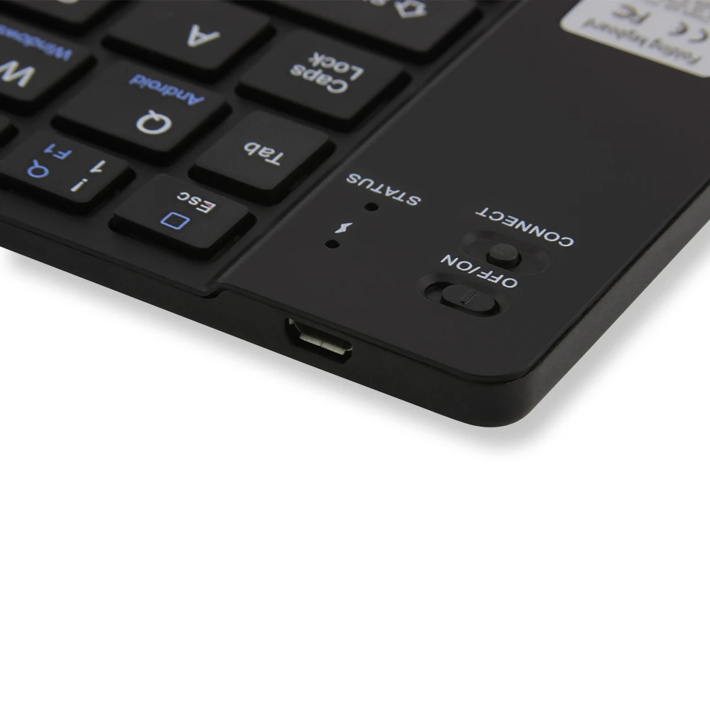 

Wireless Bluetooth Computer Keyboard Mini Folding BT Keybord Small Ultra Slim Foldable Portable PC Office Keypad For IPad Phone