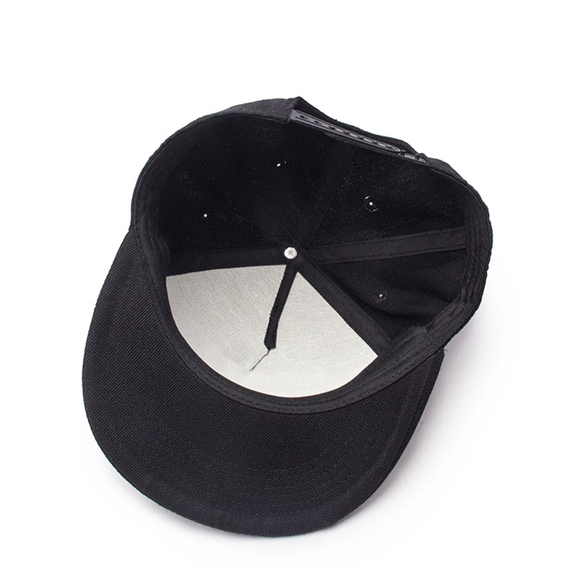 

New fashion embroidered flat brim baseball hat for men and women outdoor hip hop snapback cap