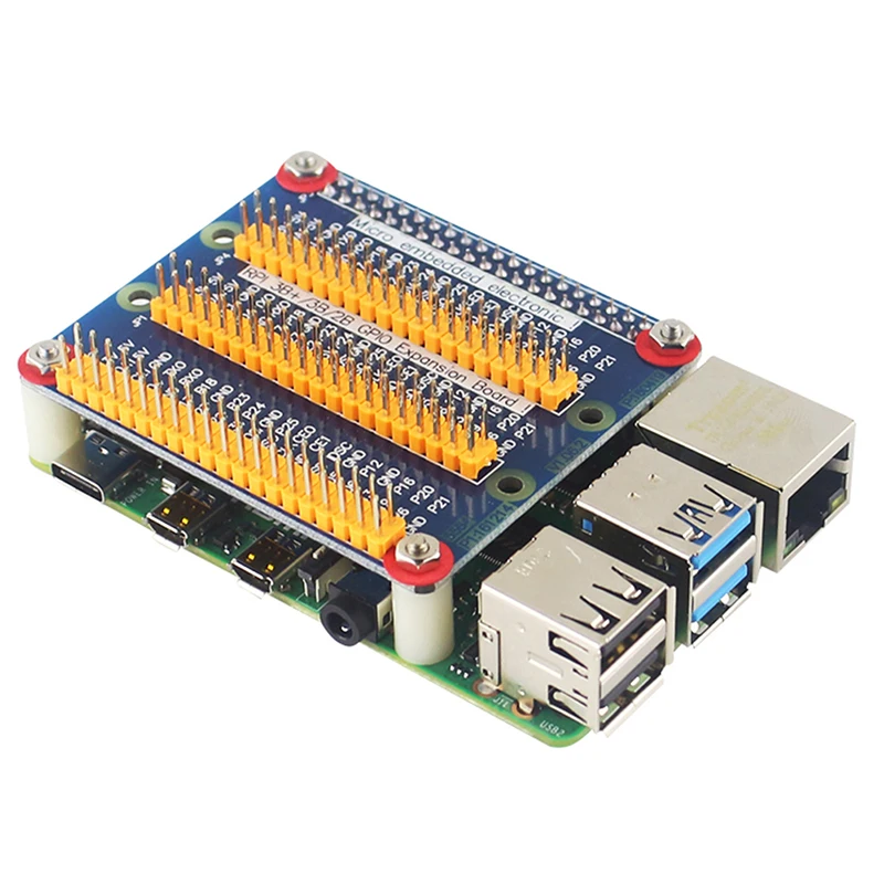 GPIO Extension Board 1 to 3 DIY Expansion Circuit Plate for Raspberry Pi 4B/3B+ | Автомобили и мотоциклы