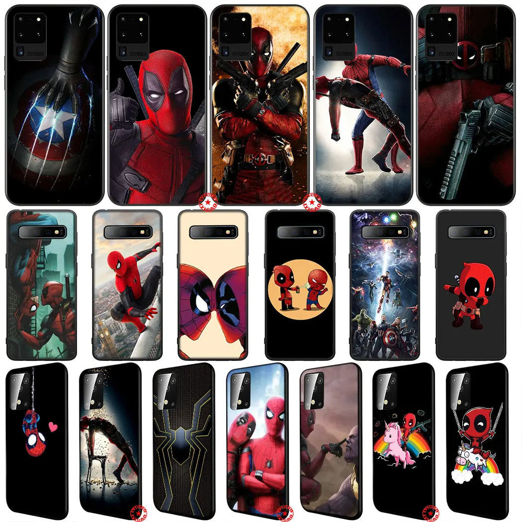 Мягкий силиконовый чехол Y47 Marvel Deadpool Spiderman для Samsung Galaxy Note 10 S20 Ultra Plus Lite A01 A11 A21 A41 A51