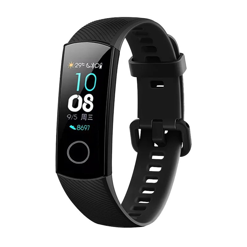 Ремешок силиконовый для смарт часов Huawei Honor Band 5 цветной спортивный браслет band 4
