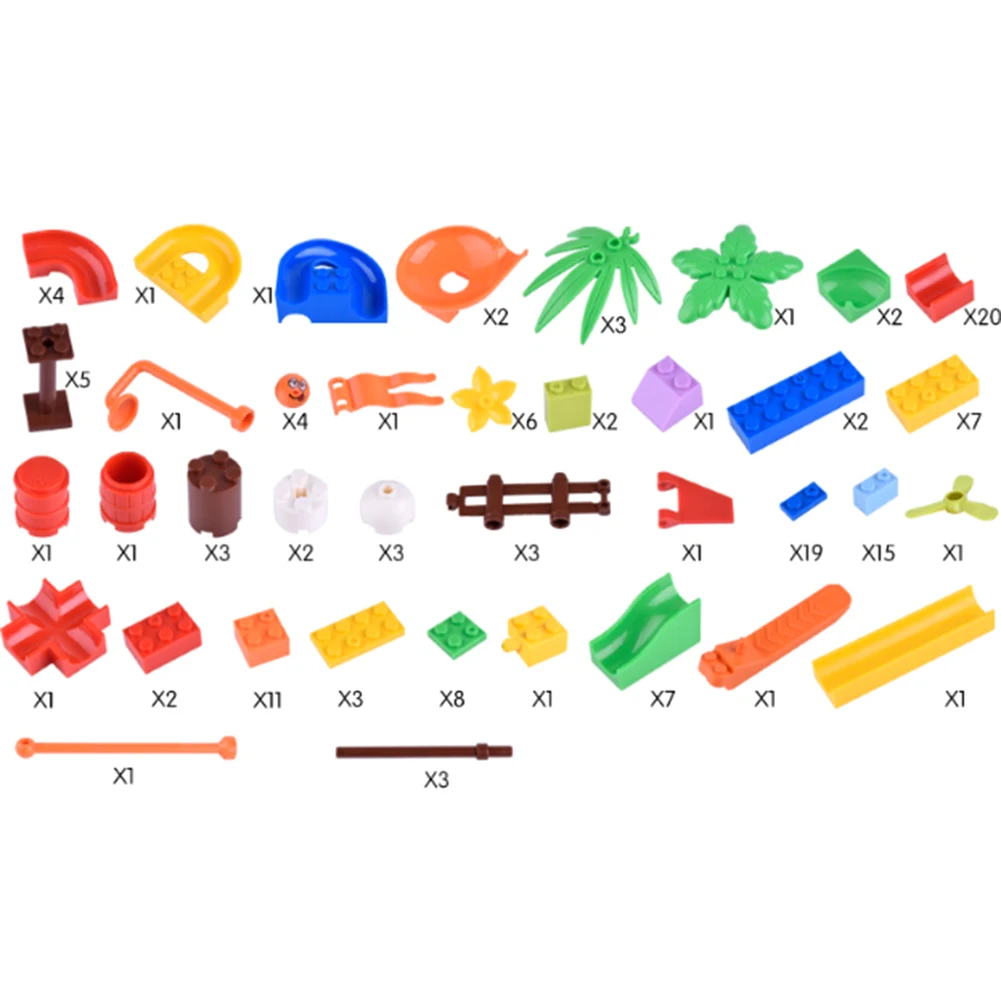 

159PCS Children's Educational Building Block Toy DIY Small Particle Slide Building Block Assembly Early Education Toy