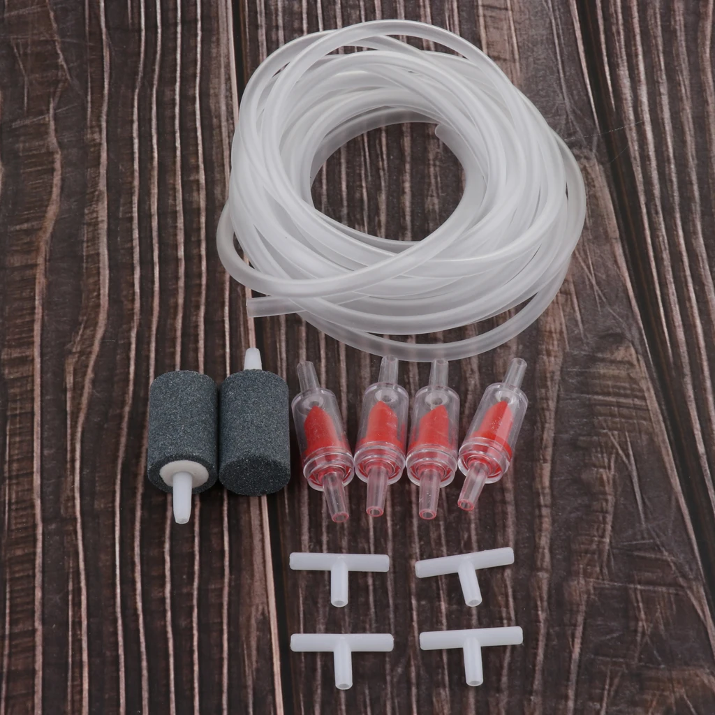 

Tubes Air Pump Accessories Air Stone, Check Valves, Connectors For Aquarium