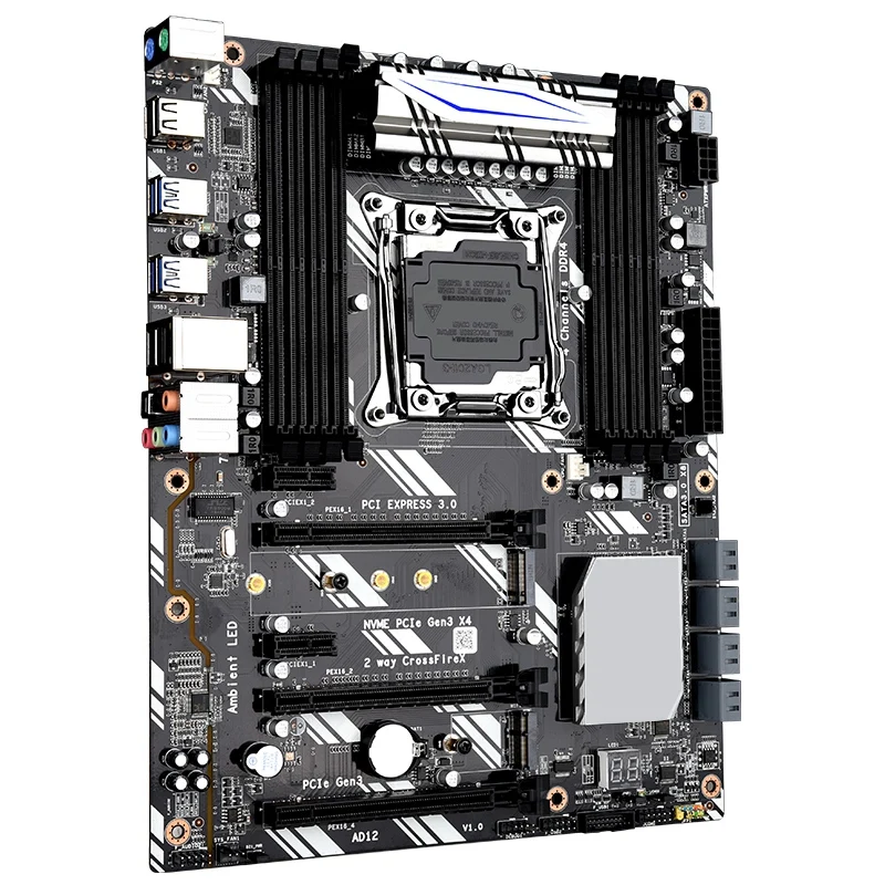 X99-D8 игровая материнская плата LGA2011 ATX USB3.0 SATA3.0 M.2 NVME SSD 256 Гб DDR4 RAM поддержка памяти