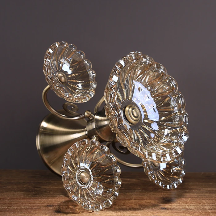 Винтажный двухярусный стеклянный сервировочный поднос декоративная