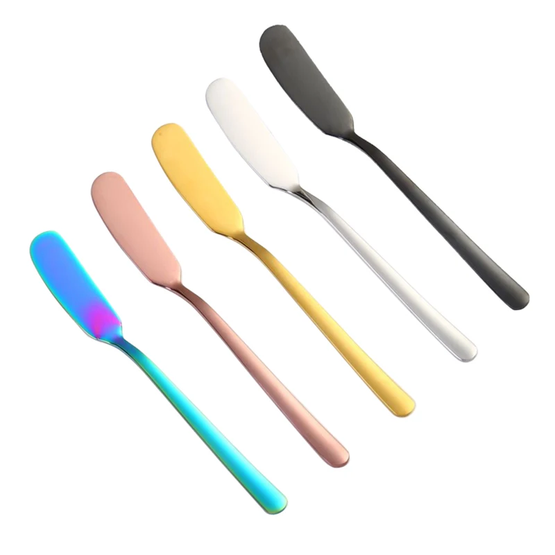 

Butter Knife Cheese Dessert Cheese Spreaders Cream Knifes Stainless Steel Utensil Cutlery Dessert Tools for Toast Breakfast Tool