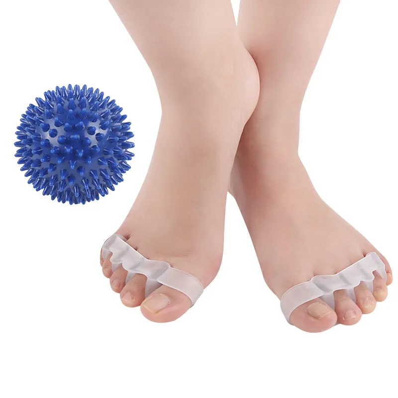 

Foot Massager Muscle Roller Spiky Massage Ball foot care Toe Separators to Correct Overlapping Toes