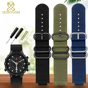 Ремешок для часов timex T2N721, T2N720, 739, TW2T6300, 24 х16 мм, с винтовым стержнем и инструментами, водонепроницаемый, нейлоновый
