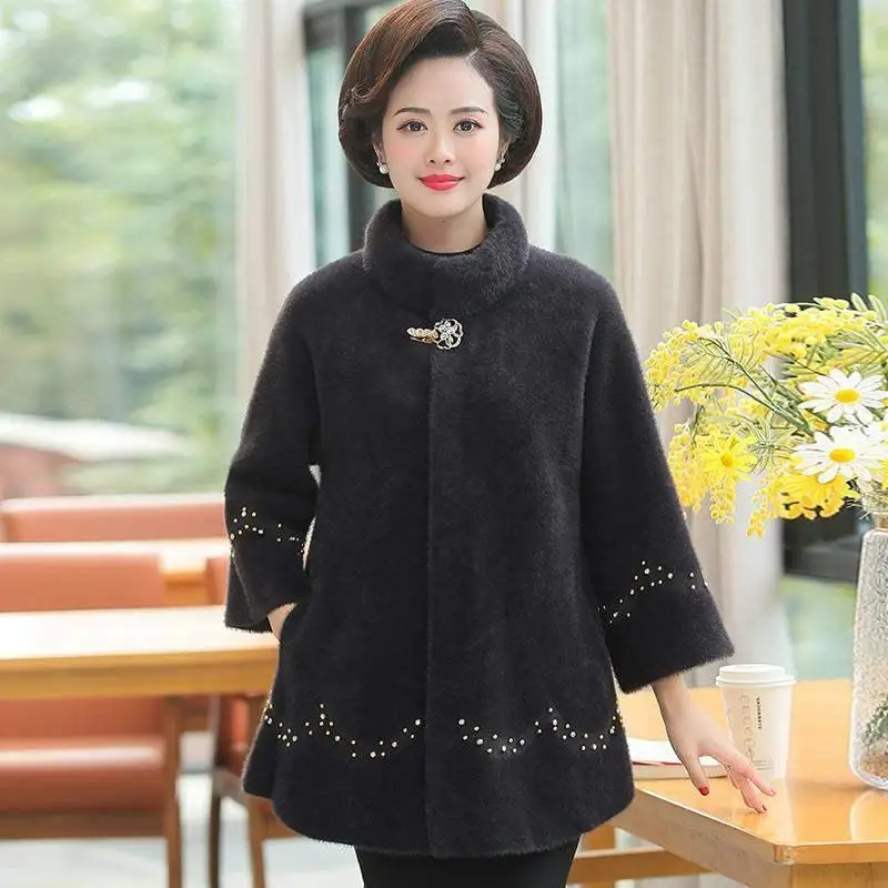 Осень зима 2019 новый женский полосатый каждодневный свободный укороченные