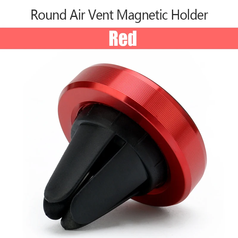 Автомобильный магнитный держатель для телефона Air Vent Mount Stand L shape For Hauwei iPhone samsung gps металлический магнит держатель для мобильного телефона кронштейн - Цвет: Сапфир