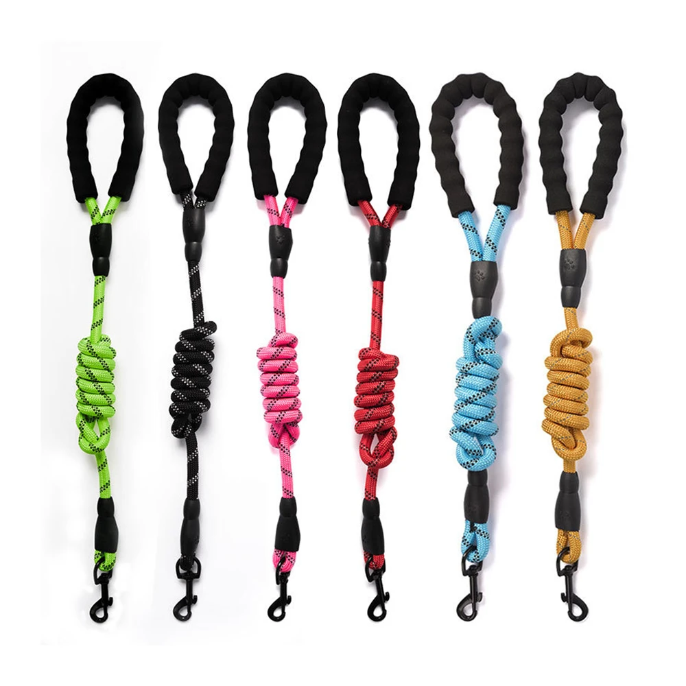

150cm Pet Harness Lead Nylon Thicken Leashes Durable Big Samll Cat Dog Strap Anti-lost Dog Collar Pet Accessories Soft Handle