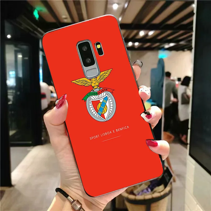 Чехол для телефона Benfica FC чехол Samsung Galaxy S10 S8 S7 Edge DIY черный мягкий TPU A9 C10 C9 J7 Max Note 8 9