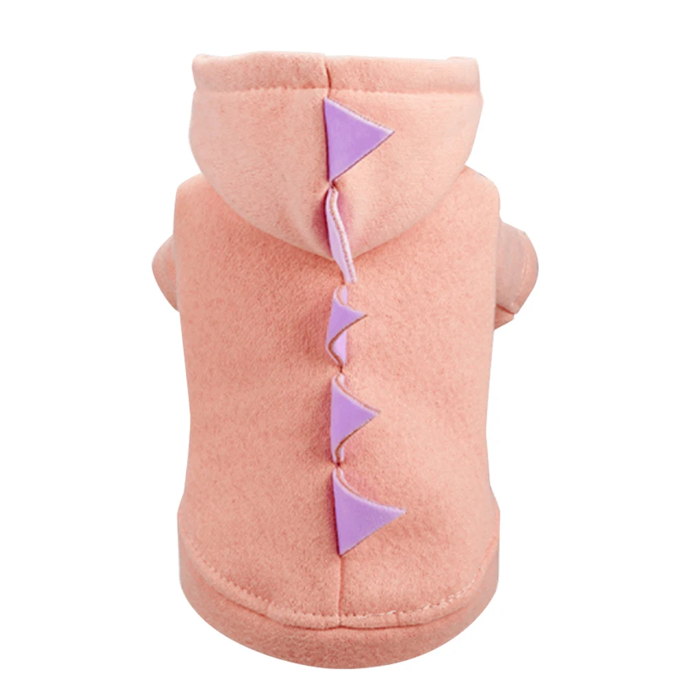 style 2 pink Hoomall, пальто для собак, хлопок, зимняя теплая одежда для маленьких собак, для чихуахуа, мягкий меховой капюшон, куртка для щенков, одежда для собак, 5 размеров - Цвет: style 2 pink