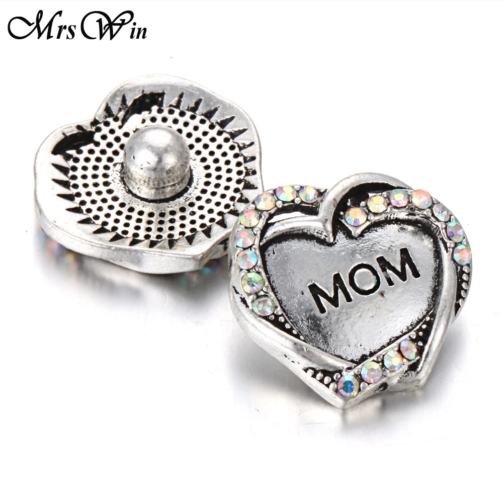 6 шт./лот новинка ювелирное изделие с кристаллами 18 мм Snap button s lot для snap bracelet Charms