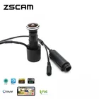 С объективом рыбий глаз в помещении 1080P POE дверной глазок отверстие безопасности дома мини глазок IP Камера P2P Onvif движения Сенсор RTSP камеры наблюдения