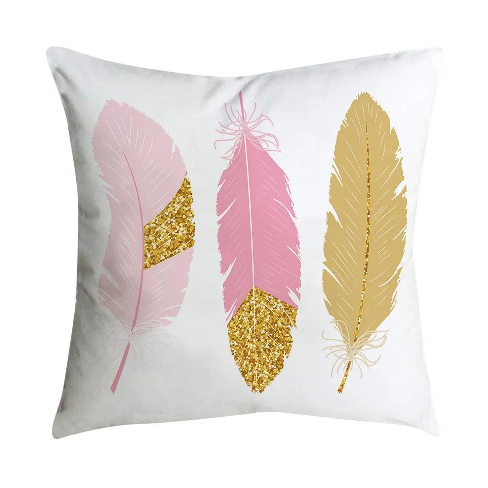 Наволочка Ouneed Цветные подушки с перьями на талию наволочки для дома декорации
