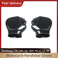 motorcycle handlebar gloves winter thermal windproof waterproof warm motorbike handle bar hand cover muffs for winter