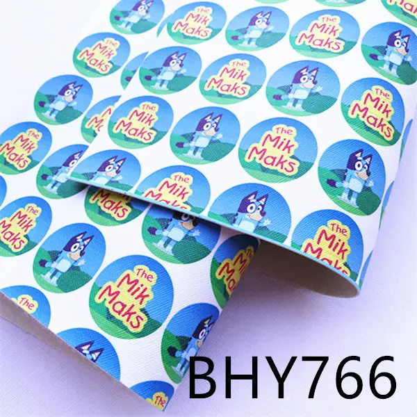 A4 20*33 см мультфильм собака печать искусственная кожа для DIY аксессуары BHY768