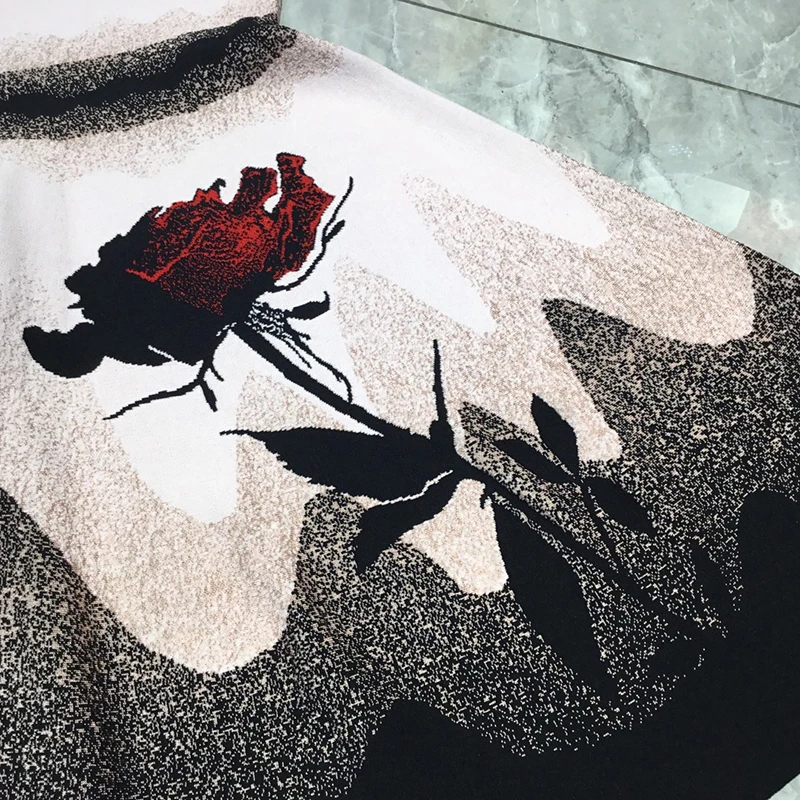 

2021 New Summer Print Dress Women Casual Short Sleeve Ruffles Long Dress Women