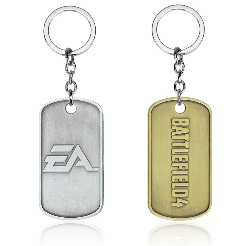 2019 Мужская мода BF4 поле боя 4 бирка для собаки брелок из цинкового сплава
