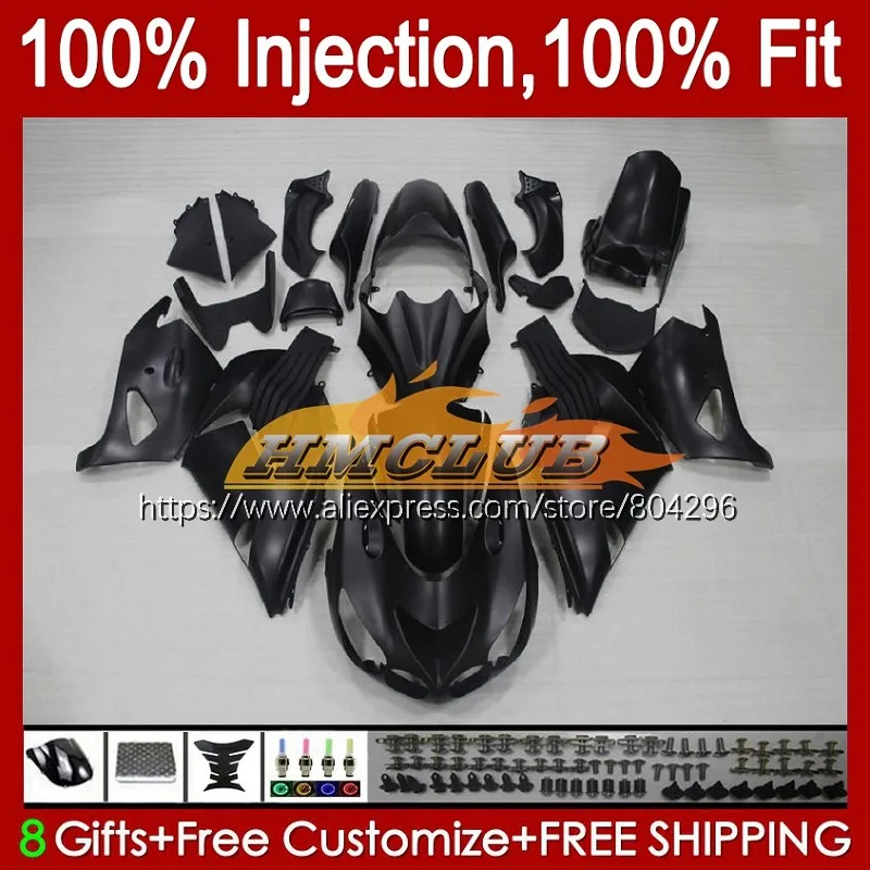 

Инъекция для KAWASAKI NINJA ZX-14R ZZR1400 92No.138 ZX14R 12 13 14 2015 полностью черный 2016 2017 ZX 14R 2012 2013 15 16 17 обтекатель