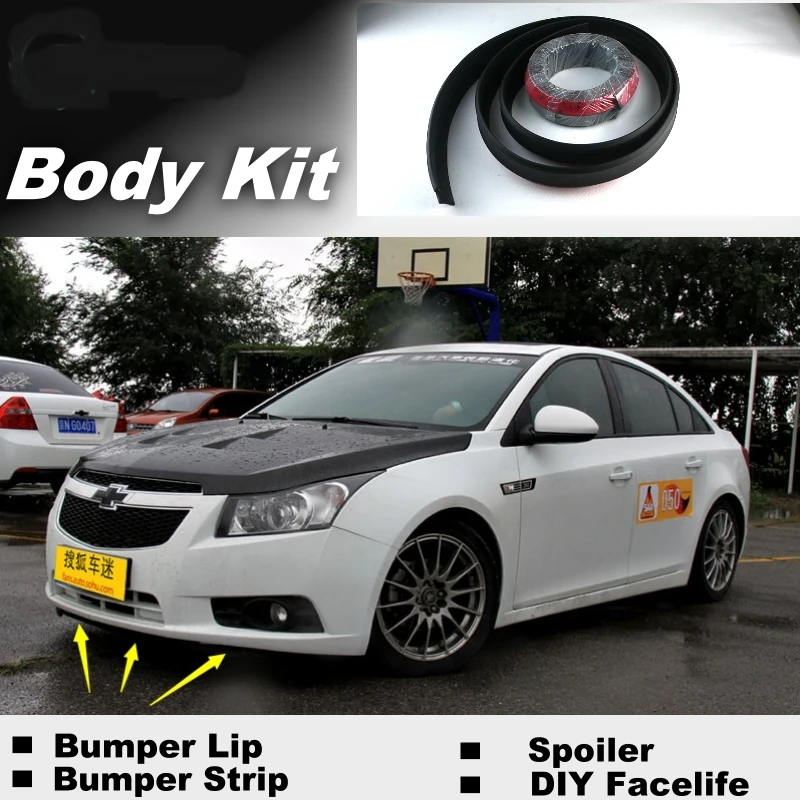 NOVOVISU для Chevrolet Cruze J300 бампер с губ/спойлер тюнинга автомобиля/комплект кузова +