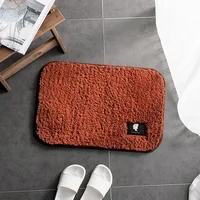 Cotton Fiber Bath Mat Super Absorbent Bathroom Carpets Rugs Bathtub Floor Mat Doormat For Shower Room Toilet Bathroom