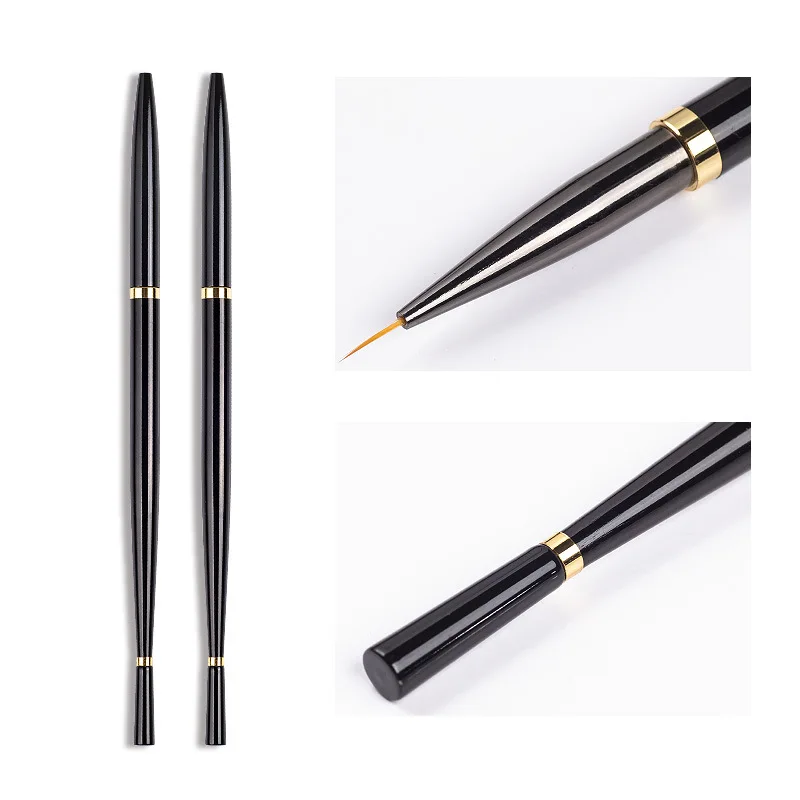 5Pcs Manicure Brush Set For Nail Art Painting Brushes Dotting Design Kit Gel Varnishes Tools | Красота и здоровье