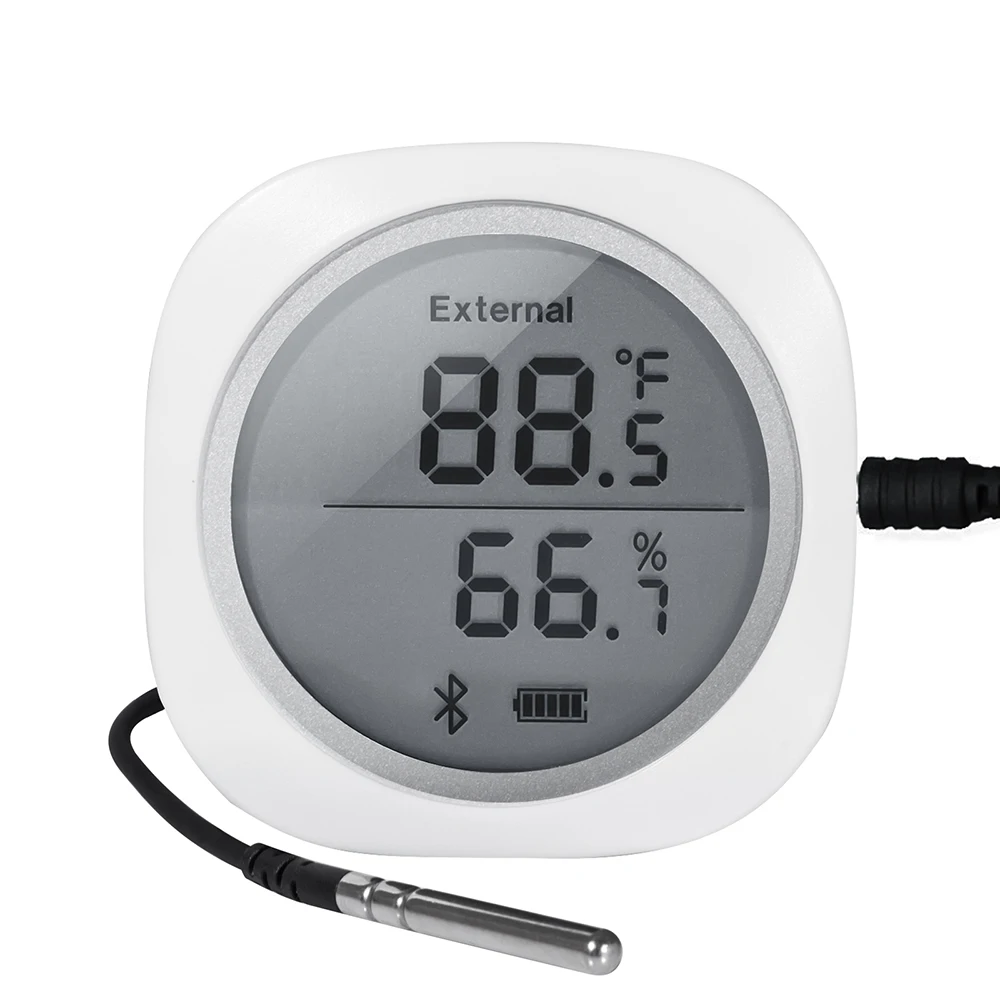 

Inkbird Indoor Outdoor Hygrometer Weather Station IBS-TH1 Plus Digital Room Thermometer Hygrometer Temperature Humidity Monitor
