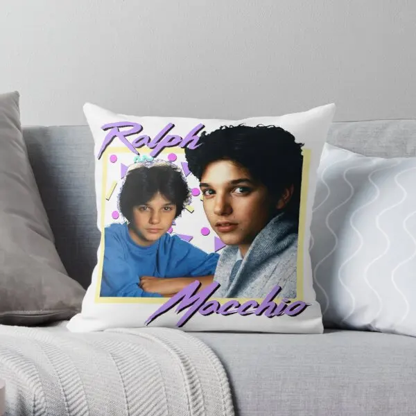 

80s Ralph Macchio Soft Decorative Throw Pillow Cover Print Pillow Case Waist Cover Pillows NOT Included
