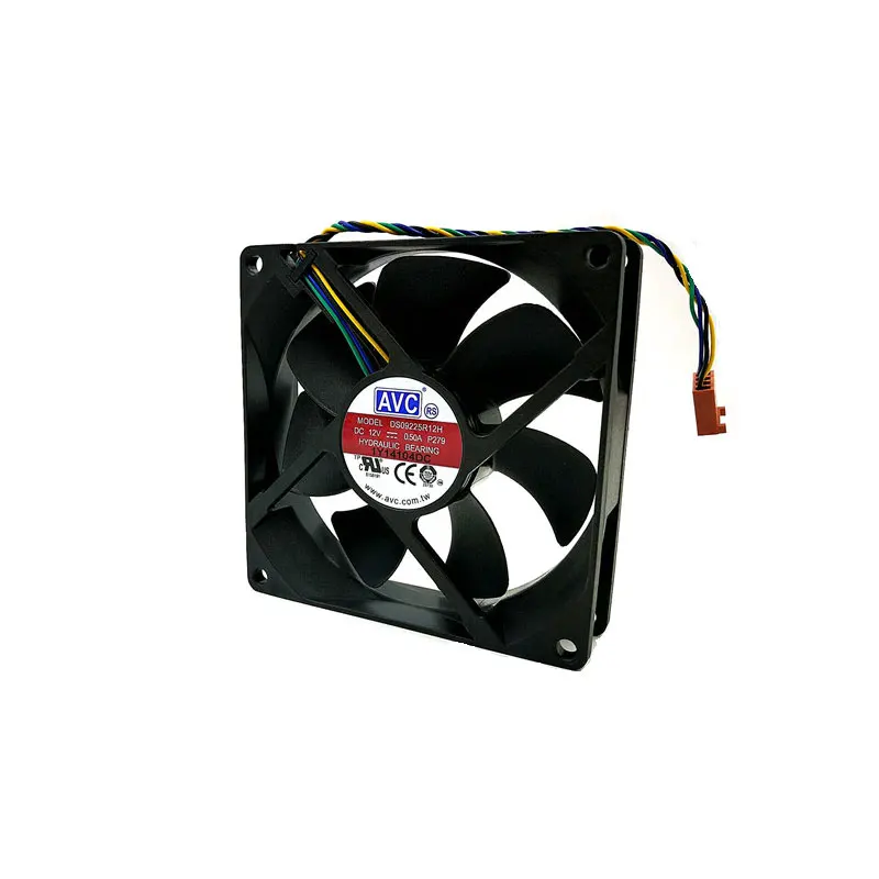 AVC 9025 92  90   90*90*25  92*92*25  Cooing Fan     DS09225R12H 12    PWM 4pin