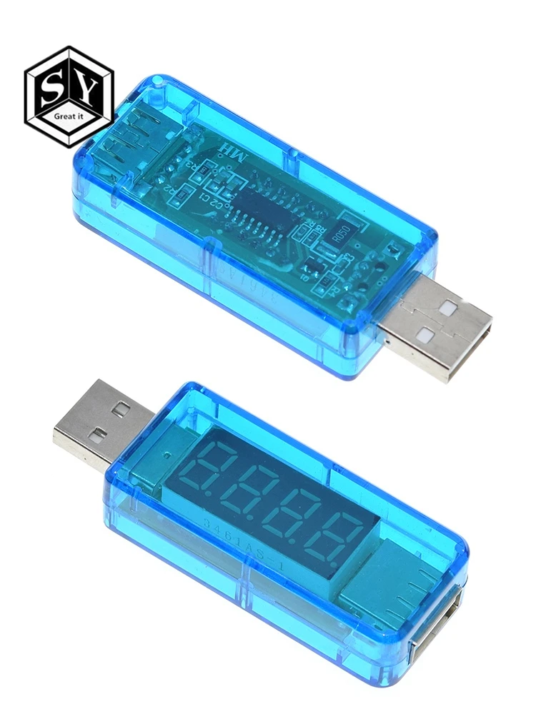 Цифровой USB тестер напряжения для мобильного телефона измеритель и силы тока