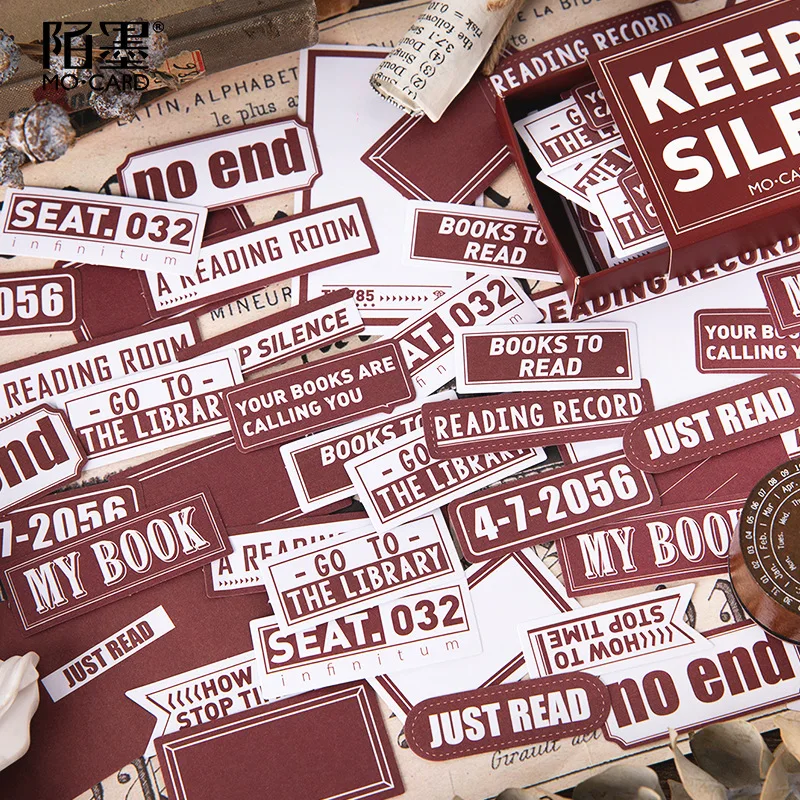 Mohamm 60 штук в штучной упаковке стикер s Ретро записываемая серия этикеток