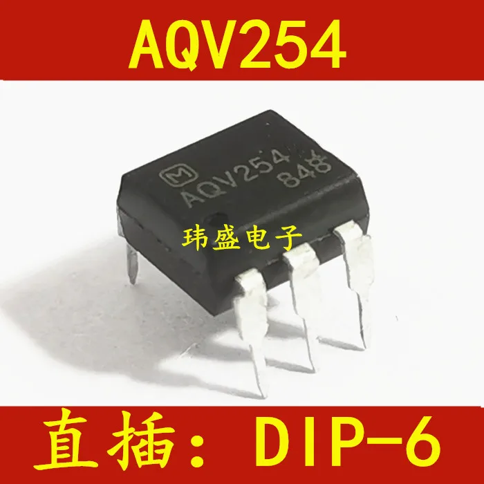 

20 шт./лот AQV254 AQV254A DIP-6
